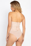 Alluring Lace Bodysuit in Nude