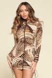 ANDIE Animal Print Mini Dress