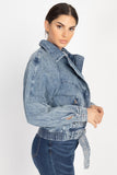 Belted Denim Jacket