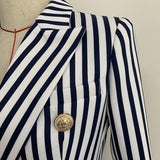 Primetime Looks-Double-breasted striped blazer