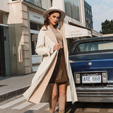 Dressy Belted Long Coat-coat-Primetime-Looks