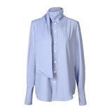 Luxe Dress Shirt with Shawl Collar