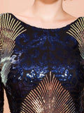 NEW VOLCANA sequinned mini dress