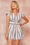 Primetime Looks-Pretty Stripes Romper