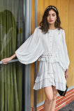 SAMARA Belted Loose Boho Mini Dress