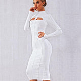 BETTINA Bandage Midi Dress