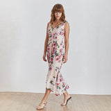 MILLA FLORAL MIDI MERMAID DRESS